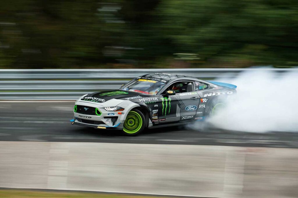 Ford Mustang drifts Nurburgring Vaughn Gittin Jr