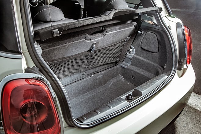Mini Cooper boot