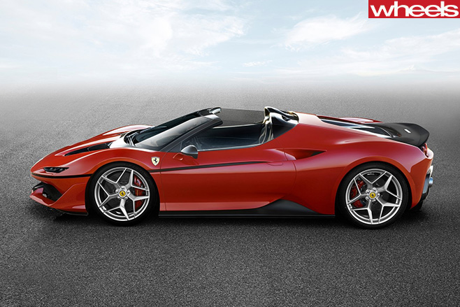Ferrari -J50-Japan -only -special -edition -side