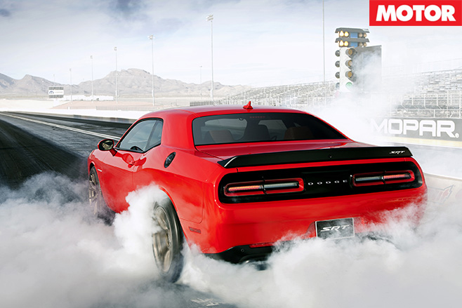 Dodge Challenger SRT rear