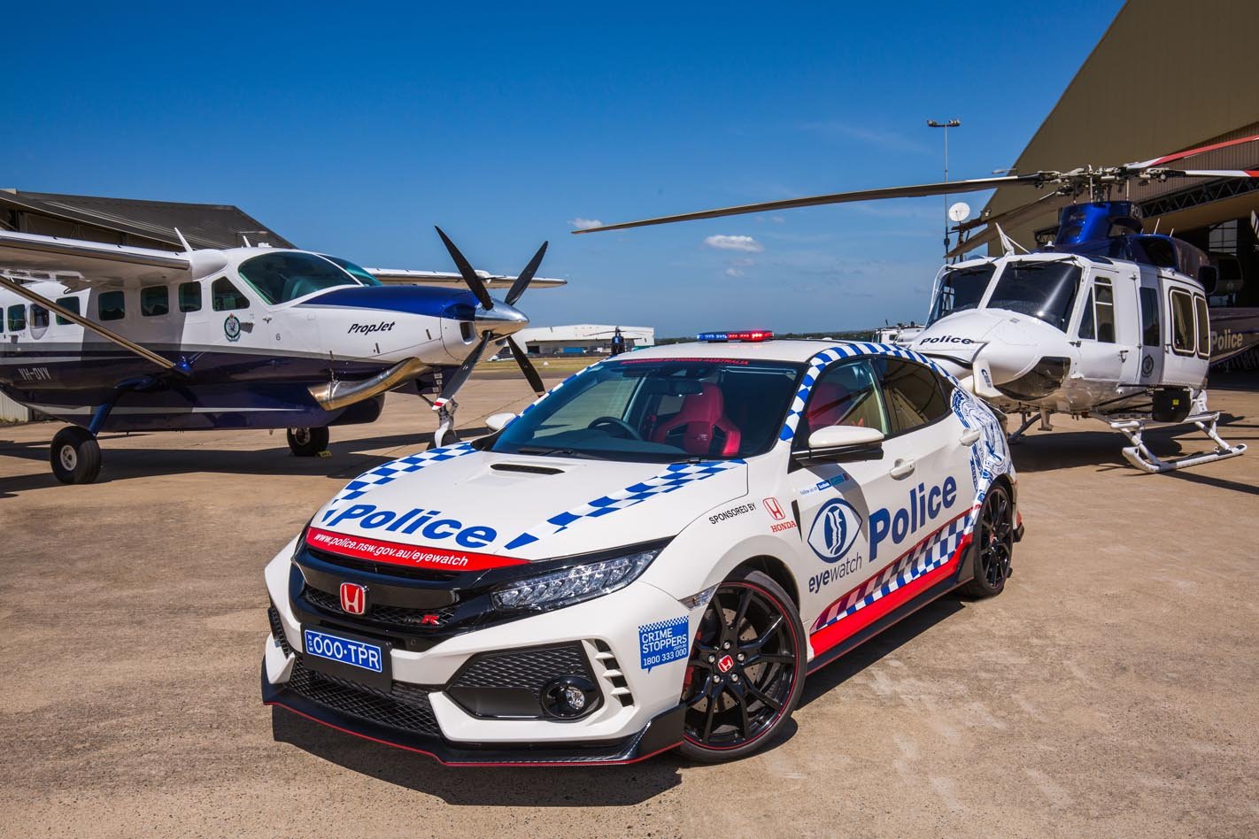 Honda Civic Type R police