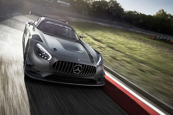 AMG GT3 Edition 50 driving front