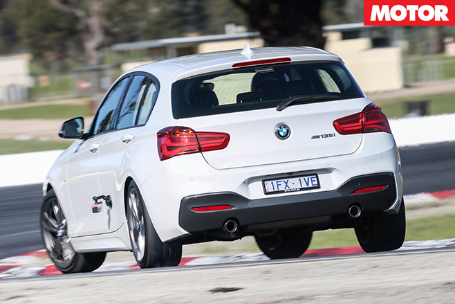 Bmw m135i driving rear