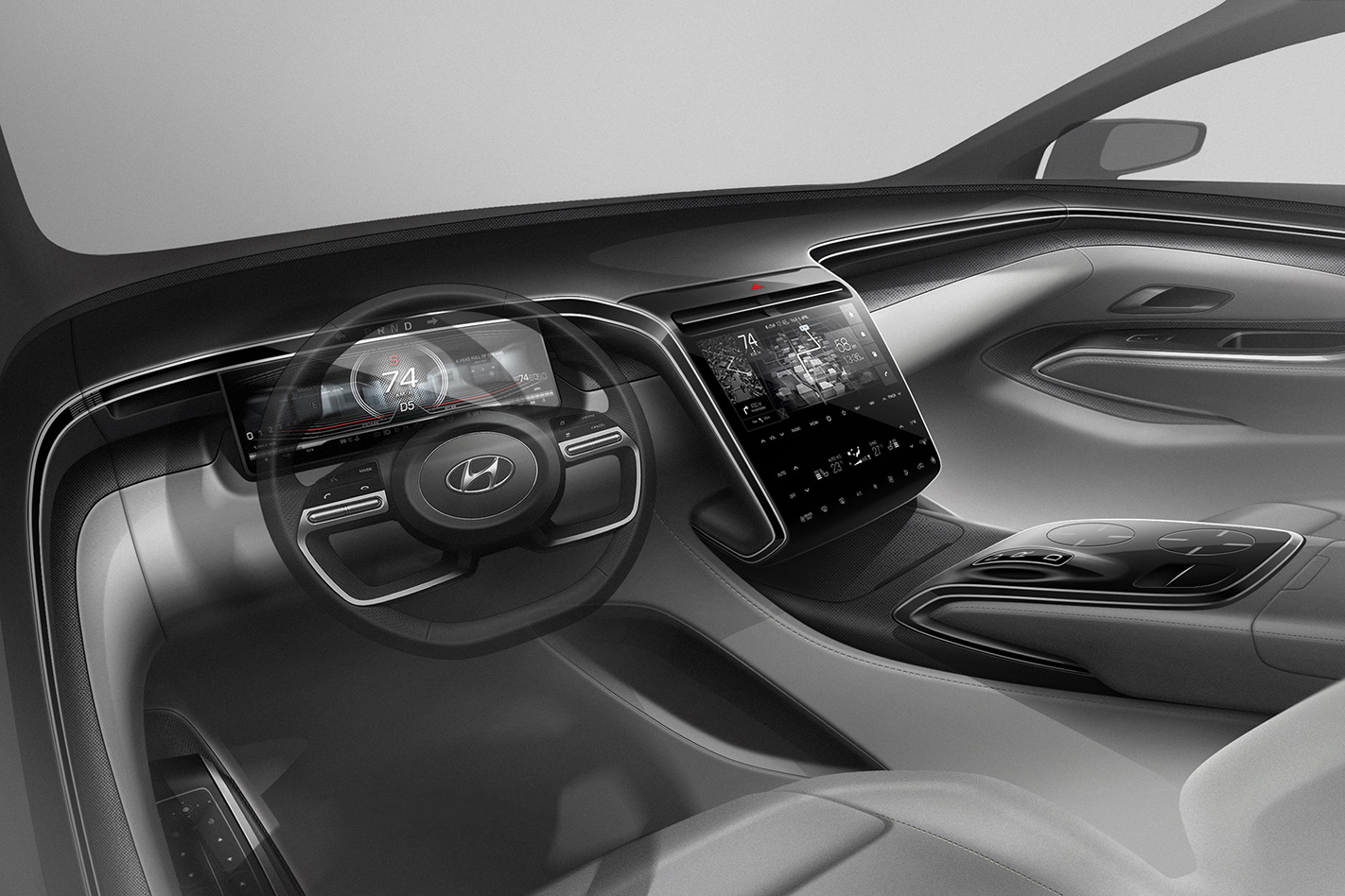 2021 Hyundai Tucson interior