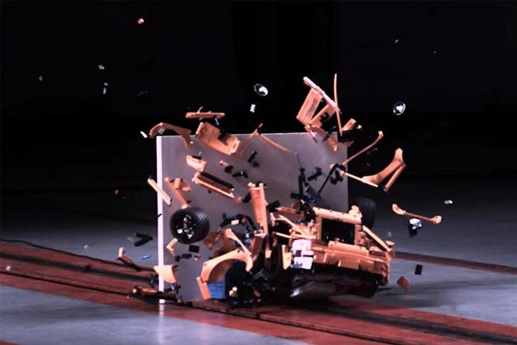 lego porsche 911 GT3 RS crashed1