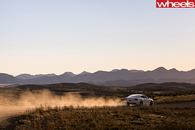 Bentley -Continental -driving -dust