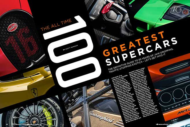 100 Greatest Supercars list