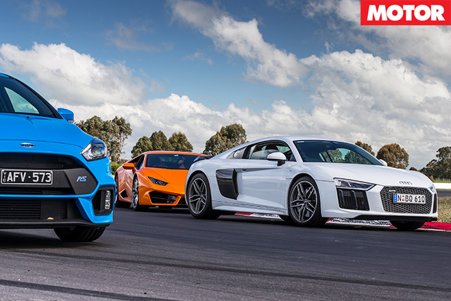 R8 vs focus vs huracan