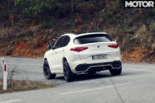 2019 Alfa Romeo Stelvio Q cornering capability