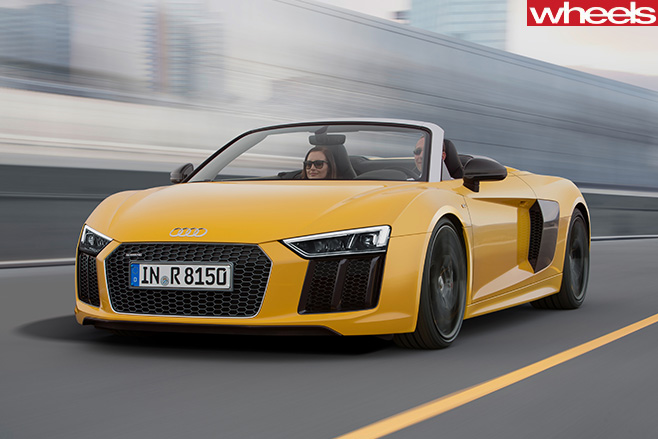 Audi -R8-spyder -rear -front -side