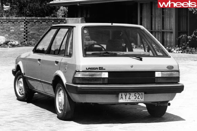 Ford -Laser -GL-side -rear