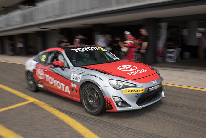 Toyota 86 Racing grey