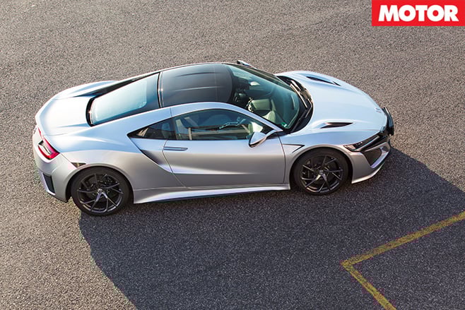 Honda NSX top view