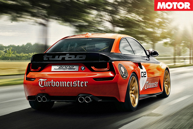 BMW 2002 Hommage racecar rear