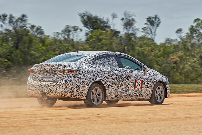 2017 Holden Astra sedan prototype