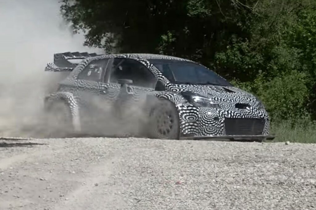 2017 Toyota Yaris WRC test