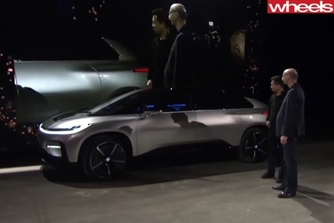 VIDEO: Faraday Future’s incredibly awkward parking fail at CES