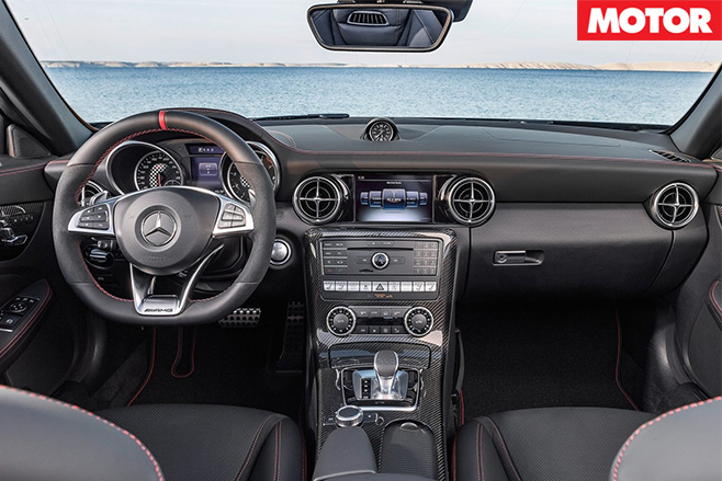 Mercedes AMG SLC43 replaces SLK55 interior