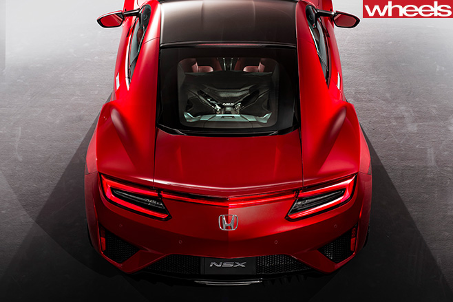 Honda -NSX-top -rear