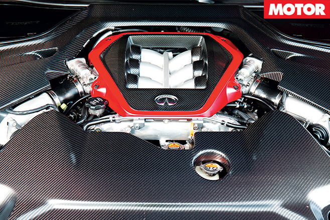 Infiniti Q50 Eau Rouge engine
