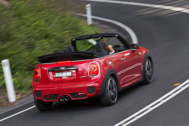 2017-Mini -John -Cooper -Works -Convertible --rear