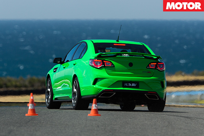 HSV GTSR rear turning
