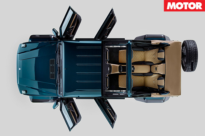 Mercedes-Maybach G650 Landaulet top view