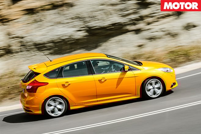 Ford focus st driving