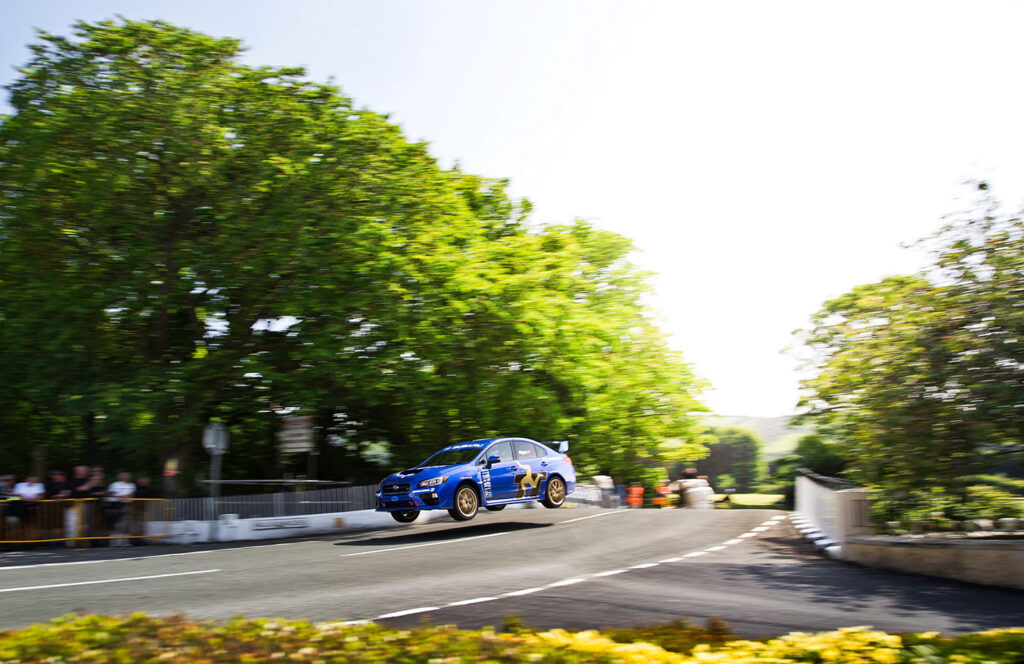 Subaru WRX Isle of Man TT record
