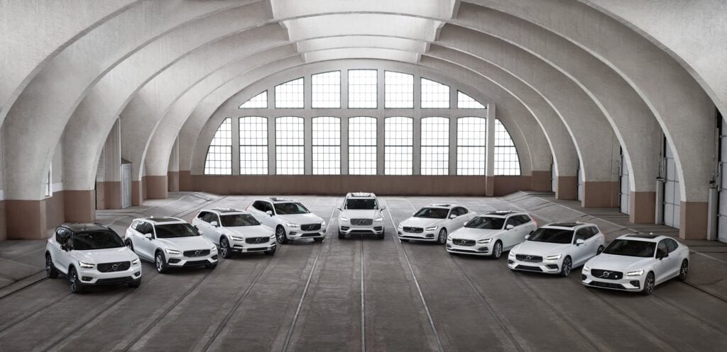 Volvo cars 2019