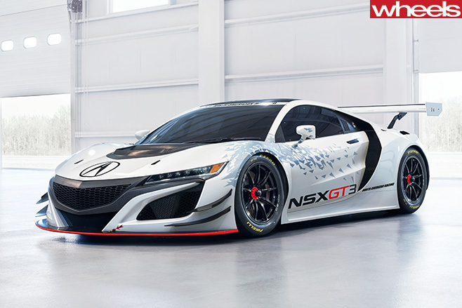 Honda -NSX-GT3-side -front