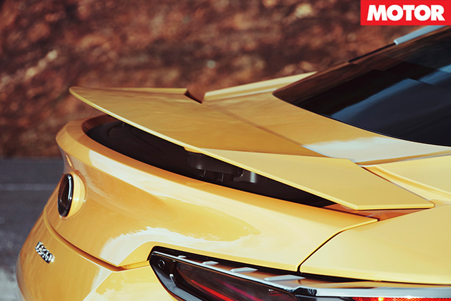 Lexus LC500 rear spoiler
