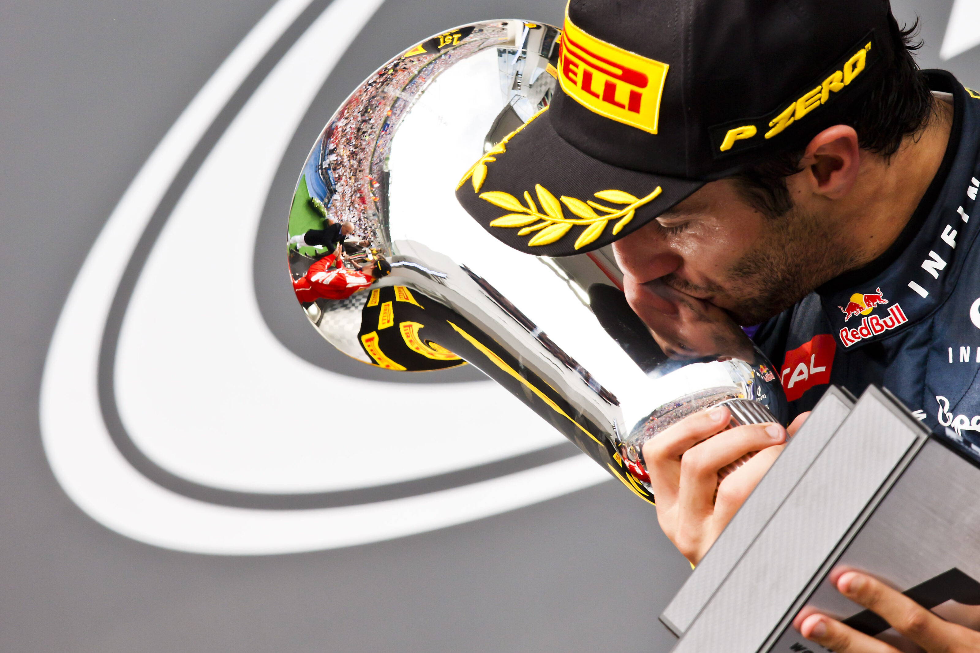 Ricciardo Podium Hungary 2014