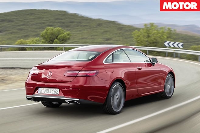 Mercedes-Benz E-Class coupe rear