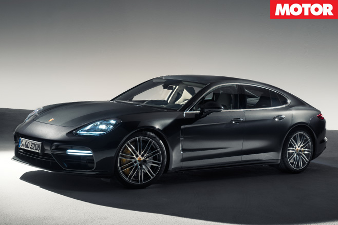 2017 Porsche Panamera Turbo side
