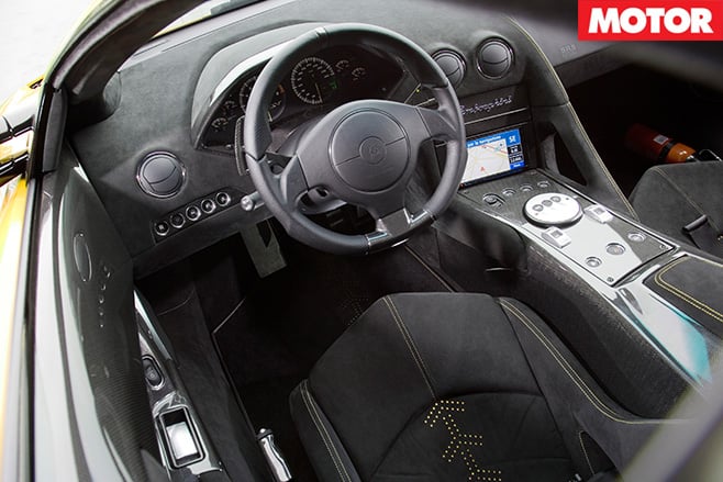 Lamborghini Murcielago SV cabin