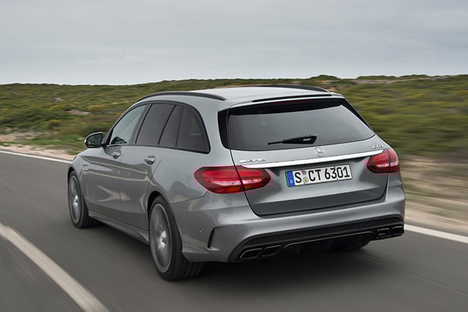 Mercedes -C63-Estate -rear
