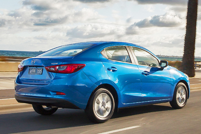Mazda 2 Rear Driving
