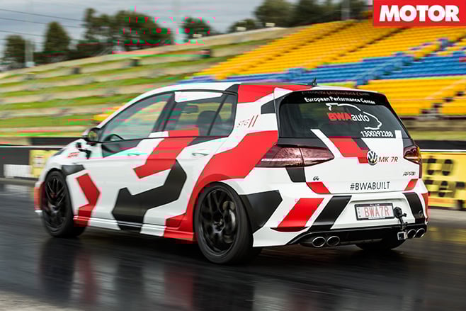 BWA Auto VW Golf R rear