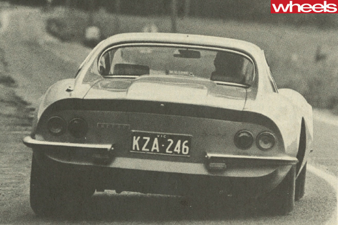 Ferrari -Dino -246-GT-driving -rear -side