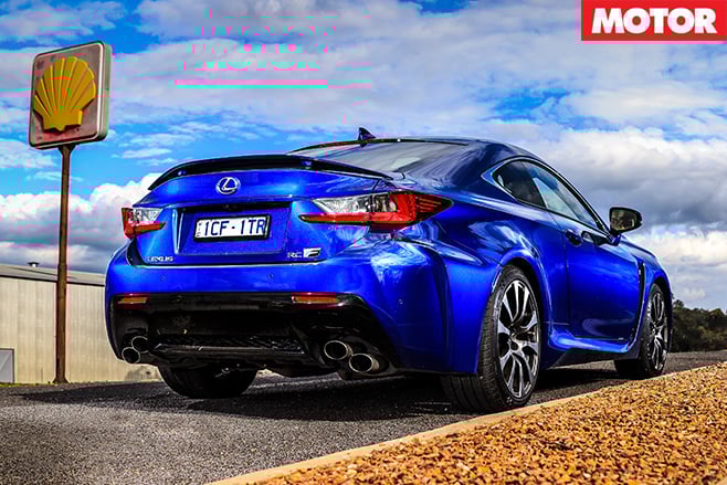 Lexus RC F rear