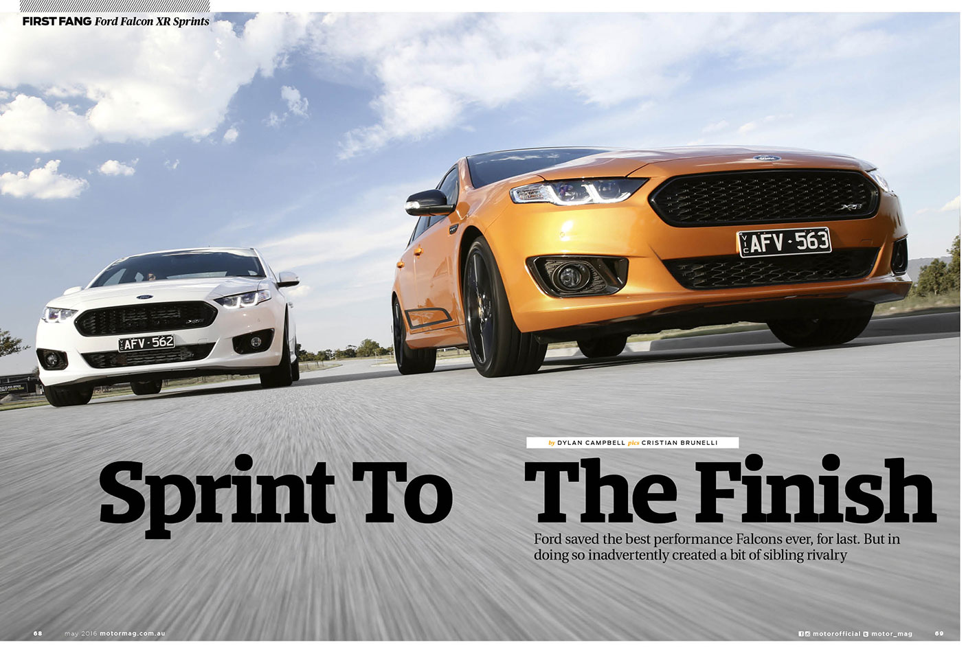 Ford -Falcon -Sprints -driven