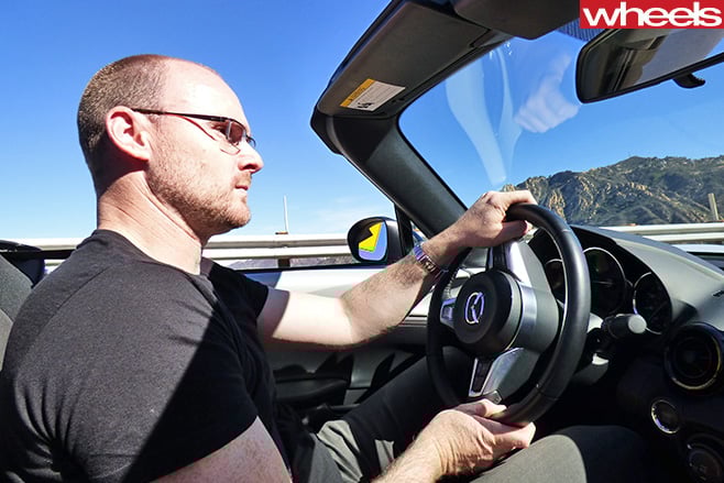 Damion -Smy -driving -Mazda -MX-5-Club -Edition