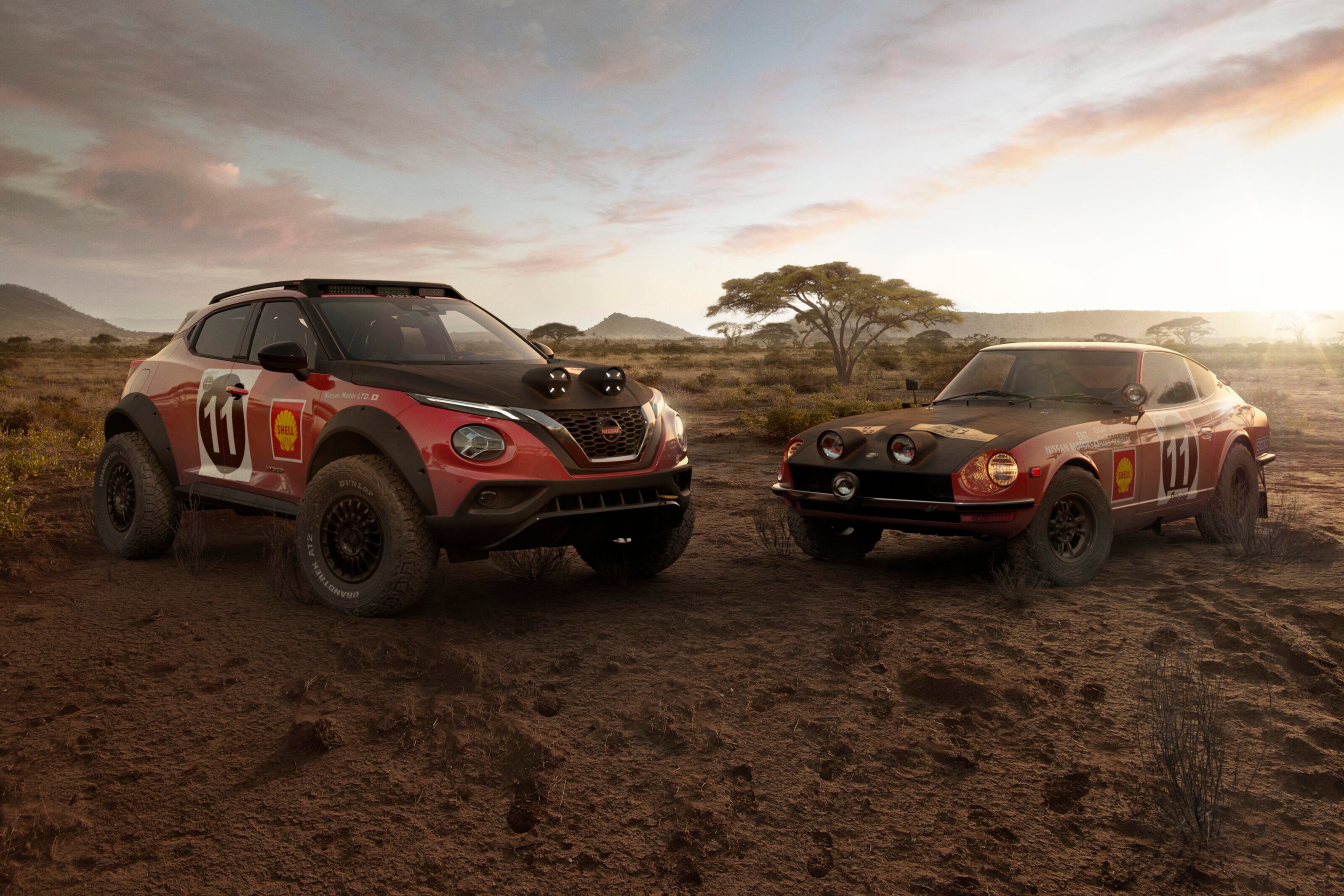 Nissan Juke rally concept celebrates 240Z's East African rally victory 50th anniversary