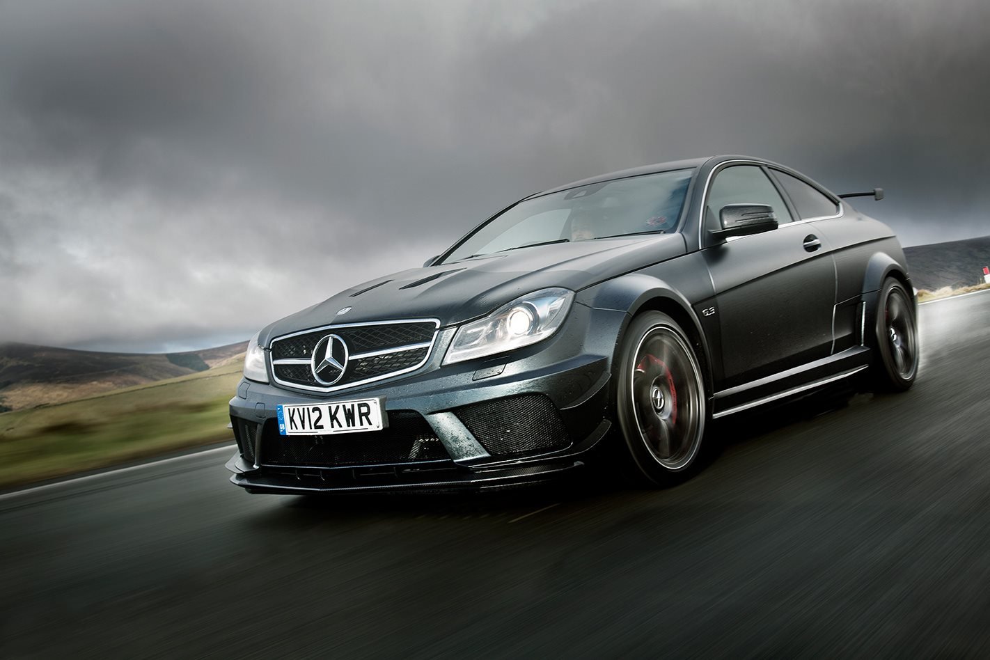 A Mercedes-AMG C63 Black and a sprint around the Isle of Man TT