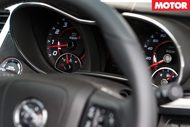 HSV Maloo steering and dash