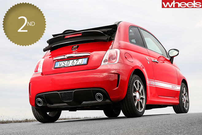 Fiat -Abarth -595-rear -side
