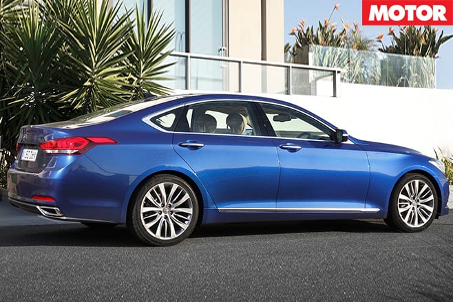 Hyundai genesis rear