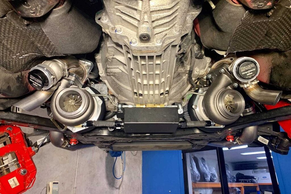 Herrod Performance twin-turbo kit Ford Mustang GT