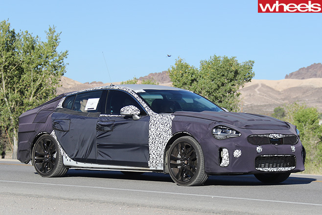 2017-Kia -GT-side -front